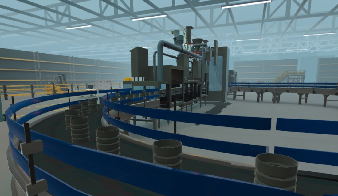 machinery operation in vr