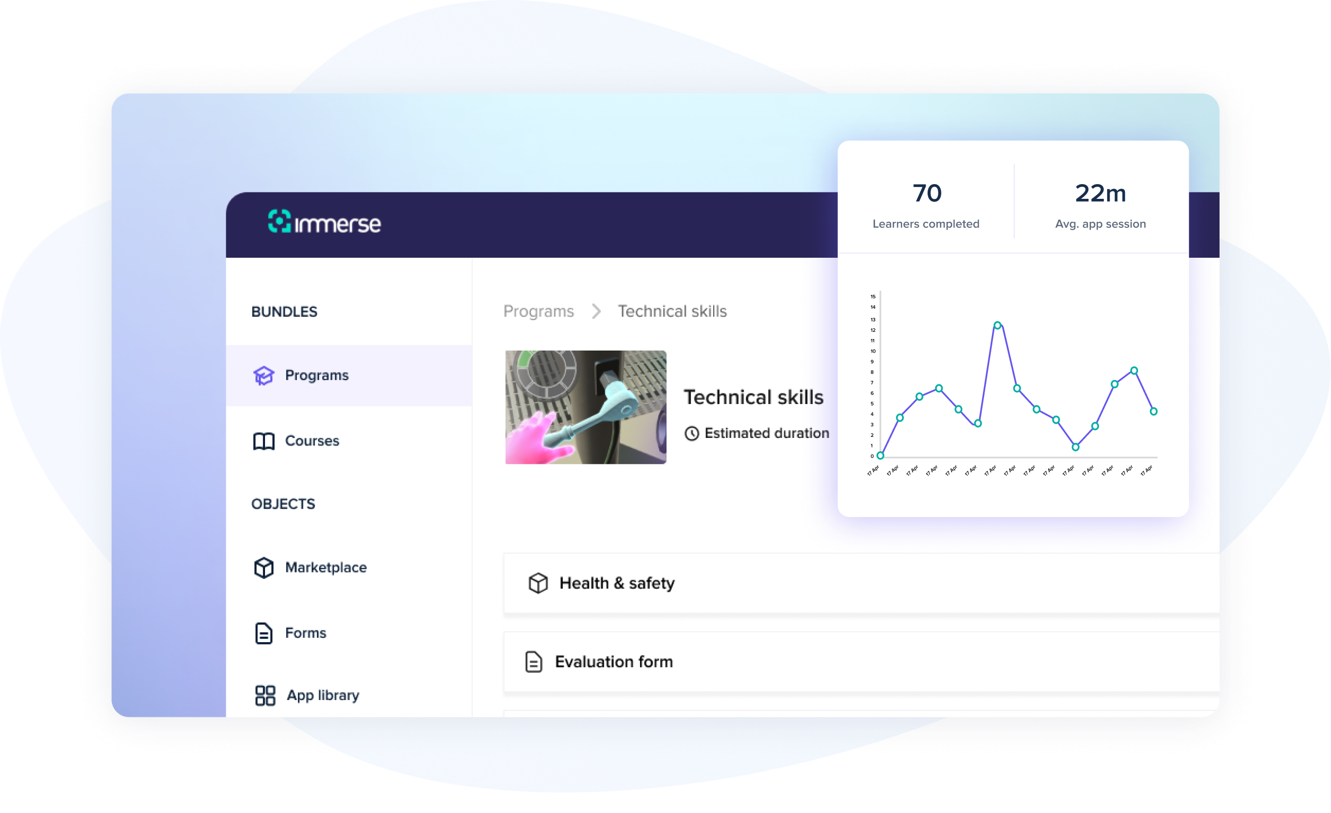 Immerse advanced analytics snippet